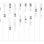 【東京書籍】漢字３年　２学期⑧